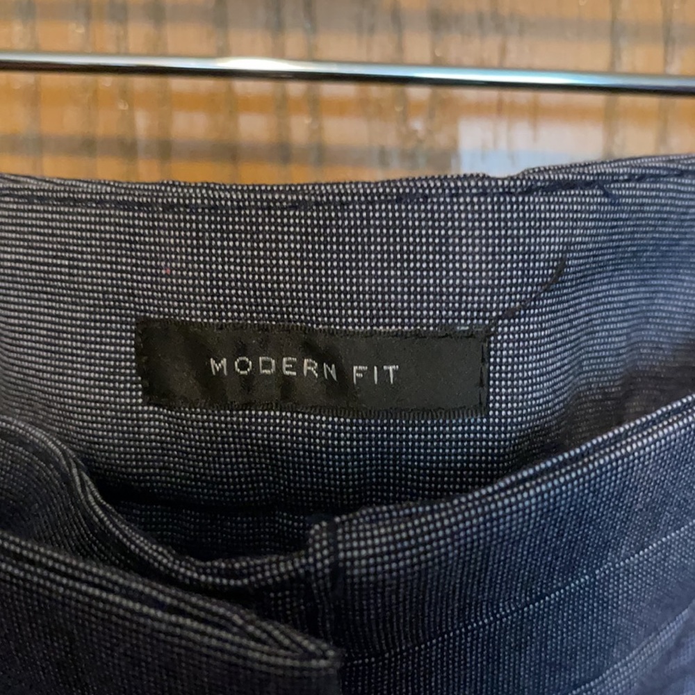 Classic Navy Pattern Pants - image 7